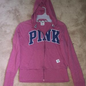 PINK full zip jacket